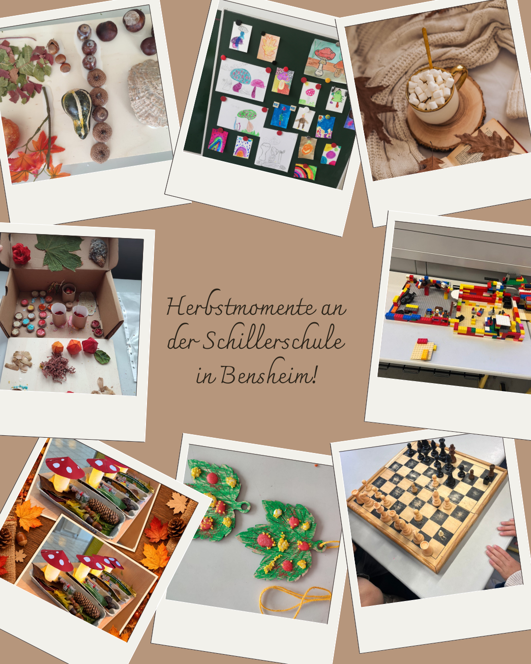 Collage Fotos Erinnerung Simpel Minimalistisch Einfach Herbst Bilder WhatsApp